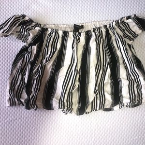 Cropped Off-The-Shoulder Top